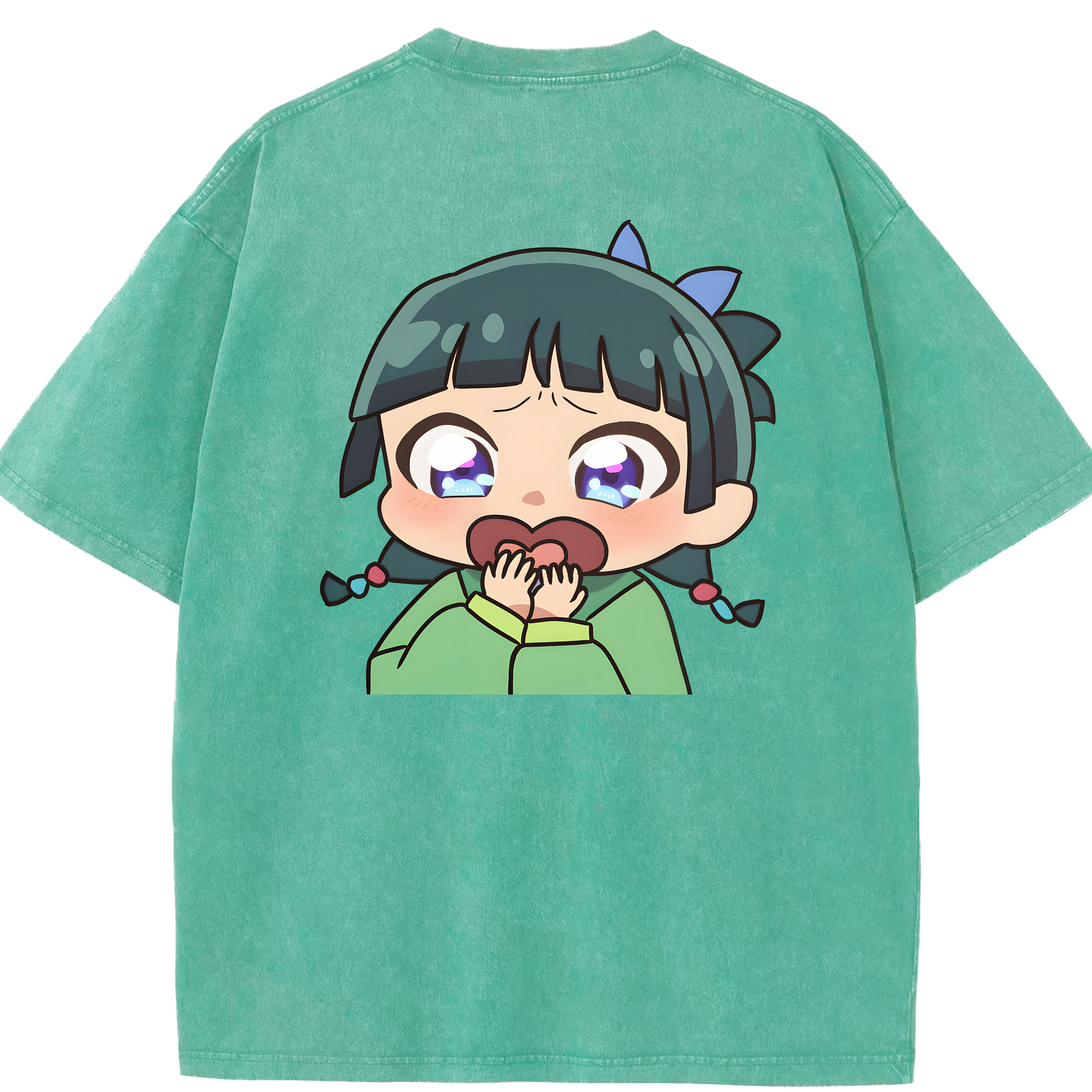 （画像用） 薬屋のひとりごと The Apothecary Diaries 綿100% ヴィンテージ風 半袖Tシャツ（背面プリント）